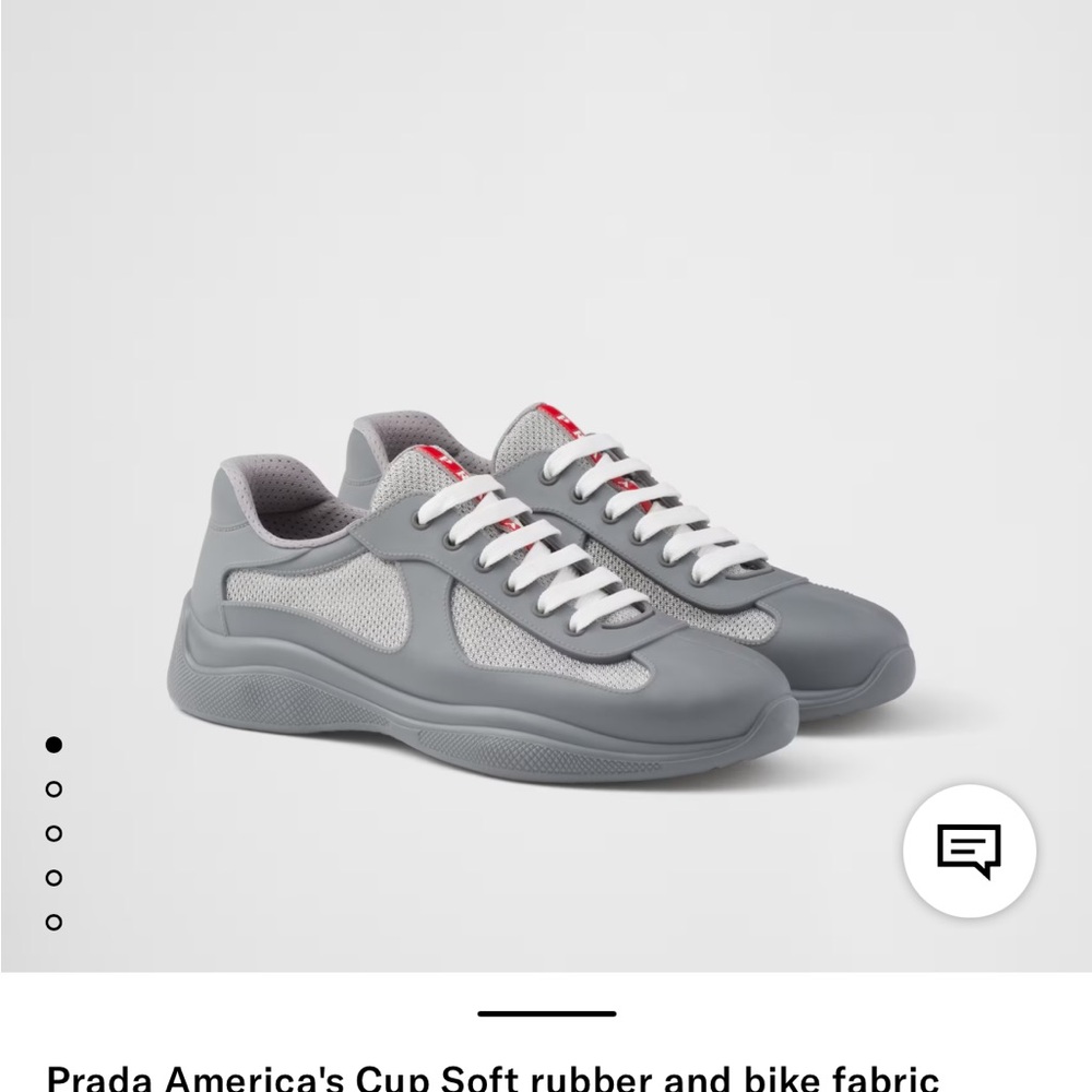 Prada Men's Gray Sneakers